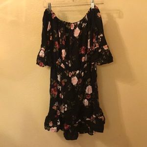 NWT Off the should bell sleeve dress